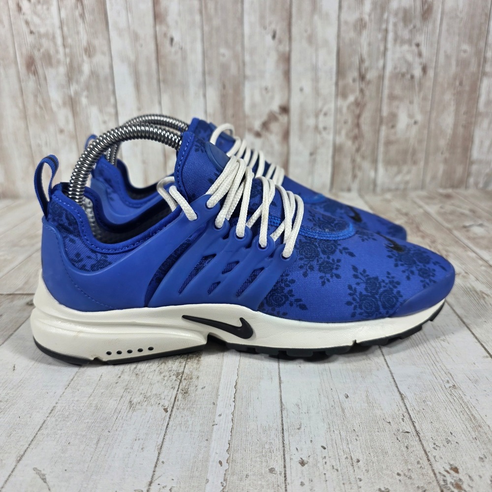 Nike Air Presto Womens Blue Floral Rose Print Sneakers DX3376-400 Shoes 8